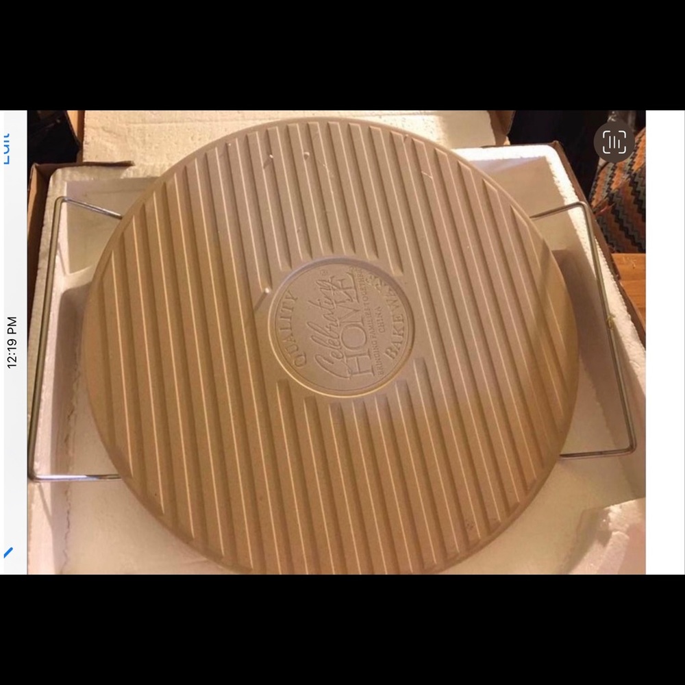 Home Interiors Retired ROUND BAKING STONE - Picture 2 of 5